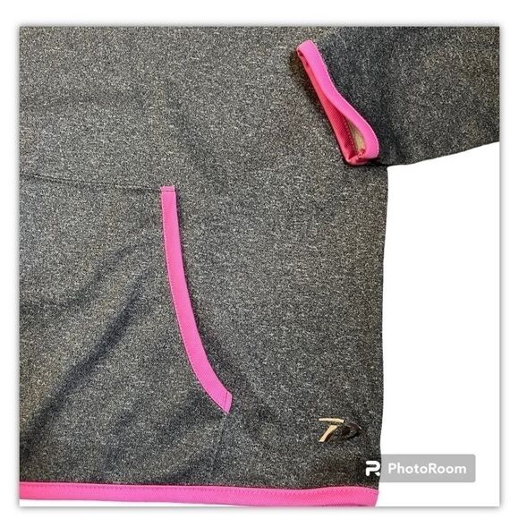 Pro Player Womens Sweater Gray Small Drawstring Hoodie Pockets - Picture 4 of 4